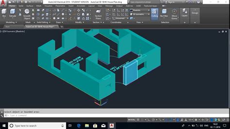 Autocad 3d House Modeling Tutorial Youtube