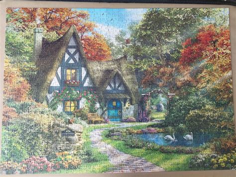 Entry Autumn Cottage By Holdson 1000 Pc Rjigsawpuzzles