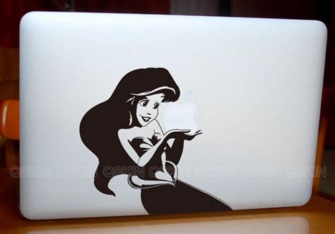 Disney laptop decals 50pcs cartoon lilo & stitch laptop vinyl stickers car sticker for snowboard motorcycle bicycle phone computer diy keyboard car window bumper wall luggage decal graffiti patches (cartoon lilo & stitch) 4.7 out of 5 stars 1,179. The Little Mermaid Macbook decal | The little mermaid ...
