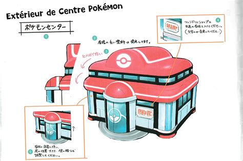 Lgpe Pokémon Center Outside Pokemon Concept Art Pokemon Art