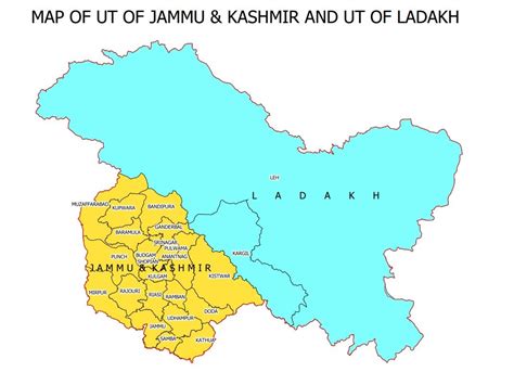 Official Maps Of J K And Ladakh