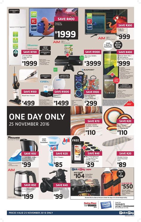 What Shops Have The Best Black Friday Deals - #BlackFriday Pick n Pay Top Best Black Friday Hot deals in South Africa