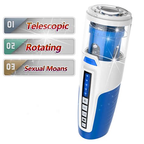 Leten Automatic Telescopic Rotation Male Masturbation Cup Soft Silicone