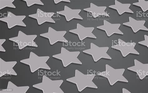3d Star Rating Or Background Vector Illustartion Stock Illustration