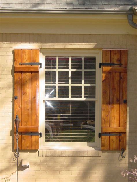 The Cedar Wood Shutter House Shutters Window Shutters Exterior