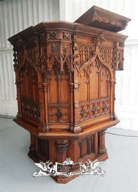 1 Gothic Style Pulpit Pulpits And Pews Fluminalis