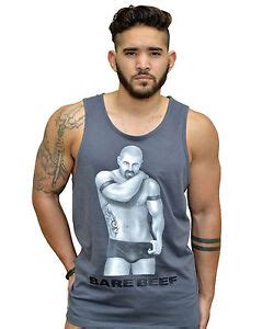 Gay Bear T Shirt Cotton Basic Bare Beef Leather Cub Tank Top