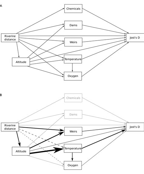 Graphical Representations Of A The Complete Model Depicting Causal