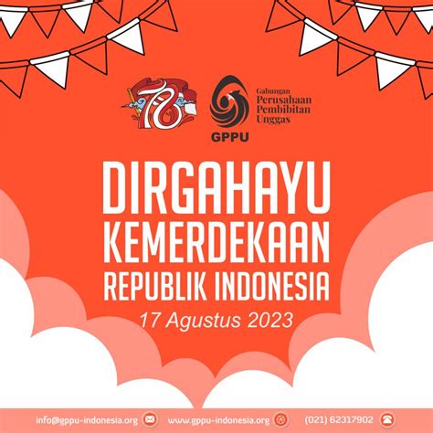 Gppu Mengucapkan Dirgahayu Kemerdekaan Indonesia 17 Agustus 2023