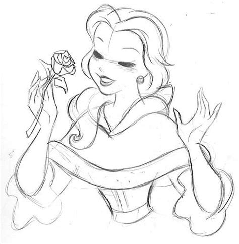 Steve Thompson belle PinAHolic Bocetos de disney, Pinturas