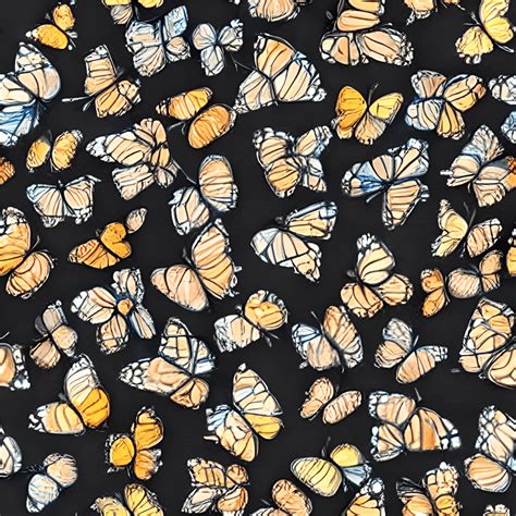 Digital Graphic Little Butterflies Pattern · Creative Fabrica