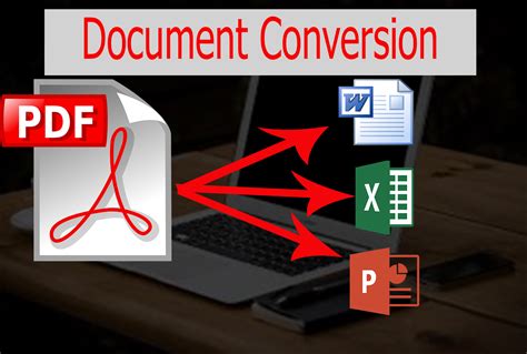 Conversion from pdf to word in a very high speed. I will make conversion pdf to Word, Excel or PPT for $5 ...