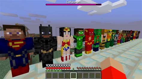 Awesome Superhero Suits Minecraft Superheroes Unlimited Mod Youtube