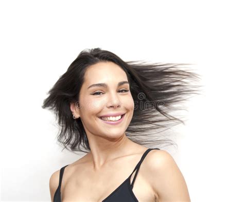 Beautiful Woman Shaking Her Hair Stock Image Image Of Female Beauty 55061551