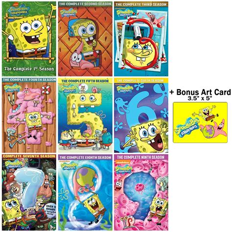 Spongebob Squarepants Complete Seasons 1 9 Dvd Greece Ubuy