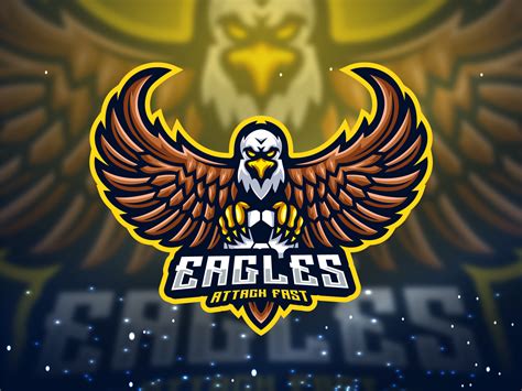 Eagle Esport Mascot Logo Design Vector Uplabs