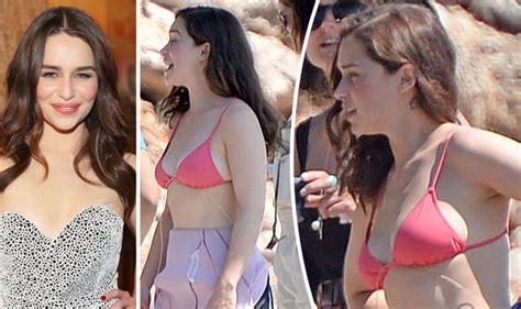 Gots Emilia Clarke Shows Off Bikini Body On Me Before You Set
