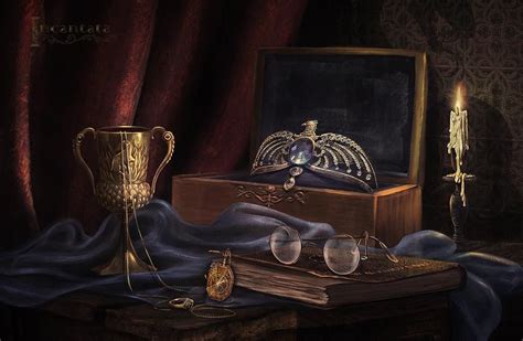 Dumbledore used it to destroy the gaunt family ring. Ravenclaw | Seven horcruxes, Ravenclaw, Virtual art