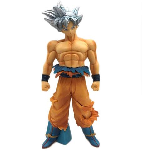 Goku Ultra Instinct Silver Hair Pvc Action Figure Techanimate