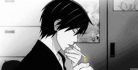 Anime Boy Smoking Cigarette Pfp