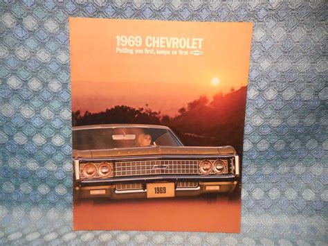 1969 Chevrolet Caprice Impala Bel Air Biscayne NOS Original Sales