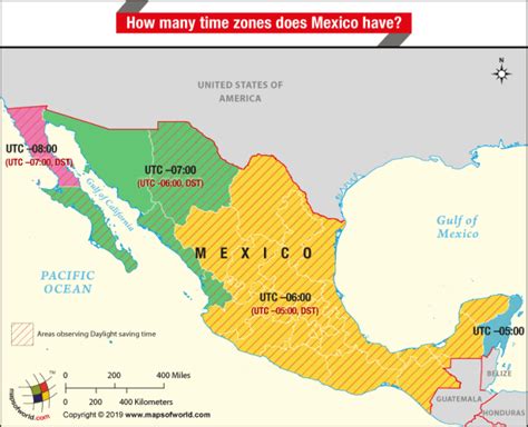 How Many Time Zones Does Mexico Have Answers