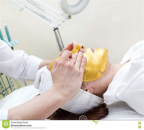 Process Of Massage And Facials Stock Image Image Of Healing Face 81855231