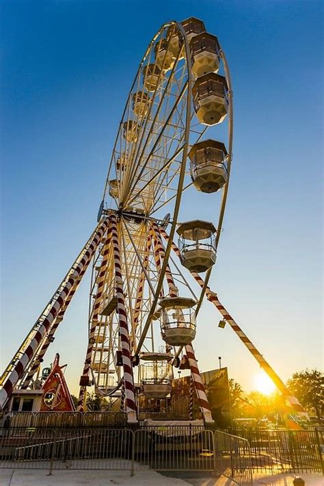 Sunset Ferris Wheel Art Print By Kenslensdesigns Ferris Wheel Wheel