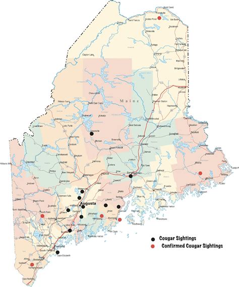 Bigfoot Sightings In Maine Map Zip Code Map