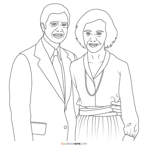 Jimmy Carter Coloring Page Coloring Home