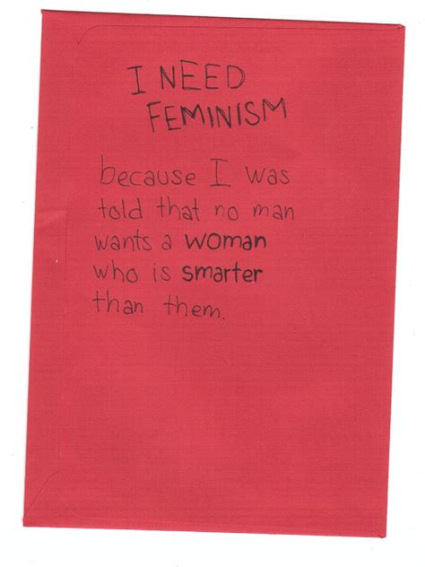 Who Needs Feminism