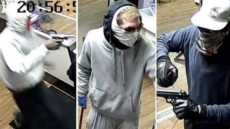 3 Men Sought After Gun Held To Managers Head In Store Robbery Calgary Cbc News