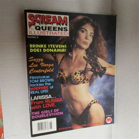 1995 scream queens illustrated magazine 6 brinke stevens lee varga larissa for sale online ebay