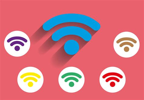 Free Wifi Icon Long Shadow Vector Download Free Vector Art Stock