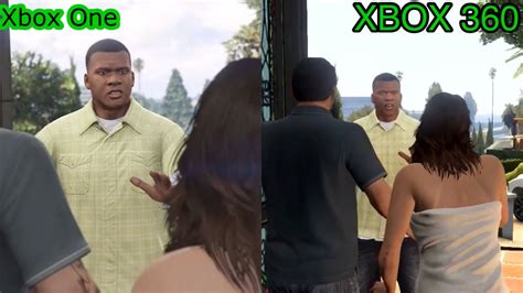 Gta 5 Michael Caught Amanda Cheating Comparison Xbox One And Xbox 360