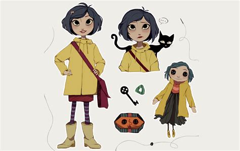 Coraline Characters Drawings