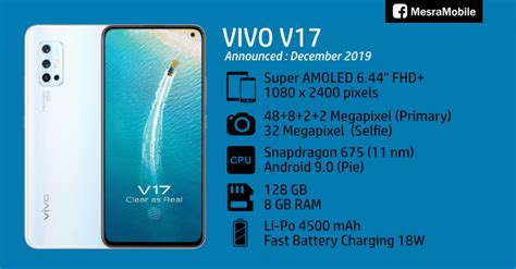 The vivo v11 is officially priced at rm1,699 while the more affordable vivo v11i is listed at rm1,299. vivo V17 Price In Malaysia RM1699 - MesraMobile