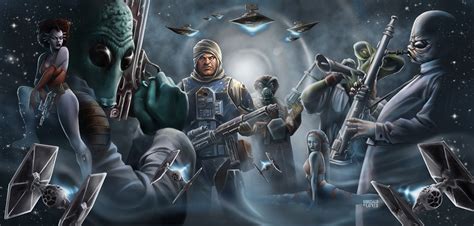Star Wars Scum And Villainy By Gonzalo Flores Star Wars Images