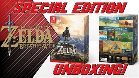 Zelda Breath Of The Wild Special Edition Unboxing Youtube