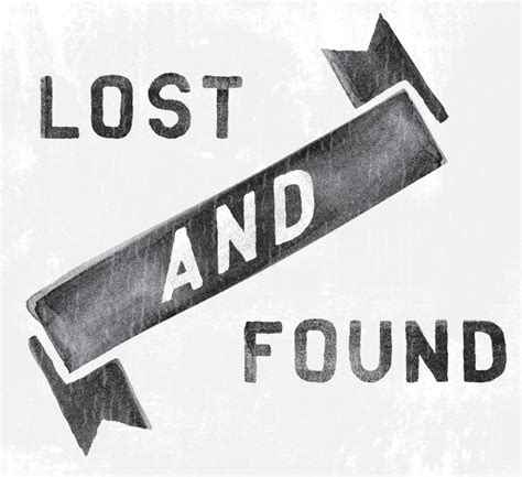Lost And Found Logo Design Letters