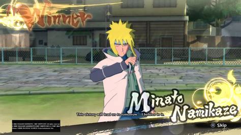 Naruto Shippuden Ultimate Ninja Storm 4 Minato Namikaze Gameplay Youtube