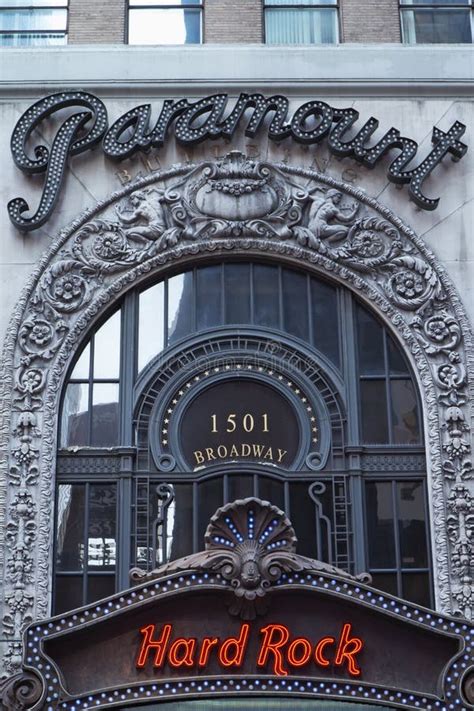 Hard Rock Cafe At Paramount Theatre Editorial Image Image Of