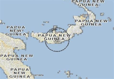 Terremoto Papua Nuova Guinea Scossa Di Magnitudo 53 A Kimbe Tutti I