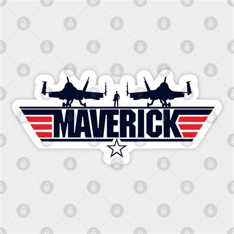 Top Gun Maverick Top Gun Maverick Sticker Teepublic