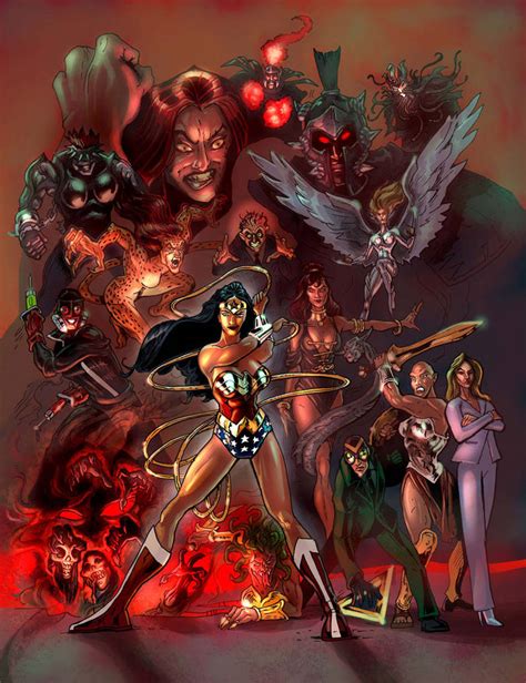 Wonder Woman Villains Draft By Timothylaskey On Deviantart