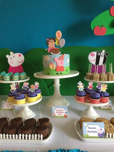 Peppa Pig Birthday Party Pretty My Party Party Ideas Peppa Pig