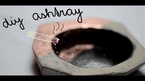 DIY | Betonový popelník | Concrete Ashtray - YouTube