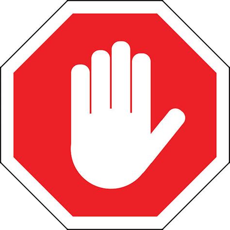 Red Hand Stop Illustrations Royalty Free Vector Graphics And Clip Art