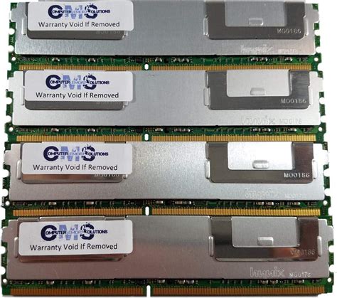 cms 16gb 4x4gb ddr2 5300 667mhz ecc fully buffered dimm memory ram upgrade compatible with