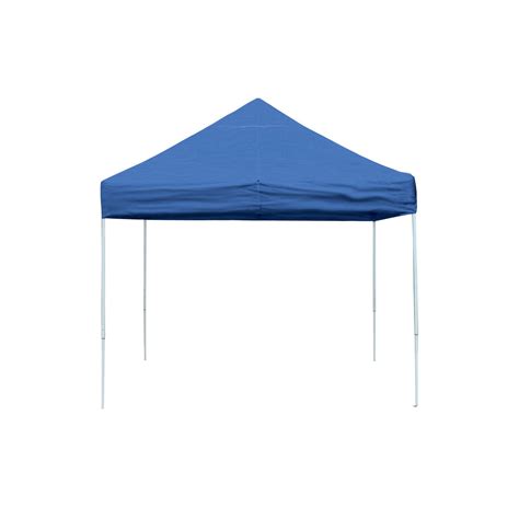 10 x 10' (3 x 3 m) recreational grade steel frame (full truss design). Pro 10 x 10 Blue Straight Leg Pop-Up Canopy | Walmart Canada